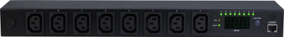 Njësi PDU Inter-Tech SW-1081, 8 dalje IEC C13, menaxhim Ethernet, e zezë