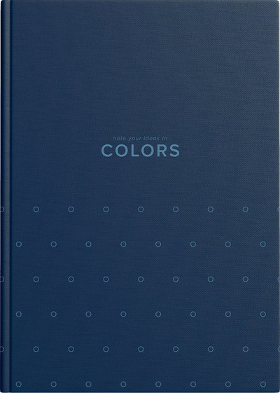 Fletore Top 2000 Notebook Colors, A5, 192 faqe, blu