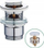 Tep lavamani Deante AP010K, click clack, me overflow dhe shportë, krom