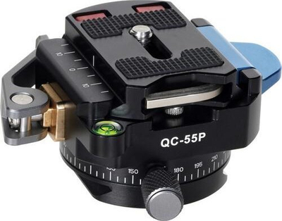 Plakë shpejtlirimi Sirui QC-55P, filetë 3/8" dhe 1/4", e zezë