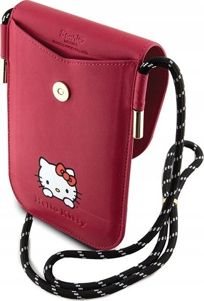 Çantë për telefon Hello Kitty Phone and Wallet Bag, me rrip shpatulle, rozë