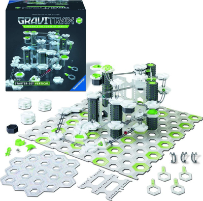 Lodër ndërtimi Ravensburger GraviTrax PRO Starter Set, 150 copa, pistë vertikale, shumëngjyrëshe