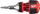 Kaçavidë me bit Milwaukee 4932471868, 8 në 1, ratchet, e kuqe