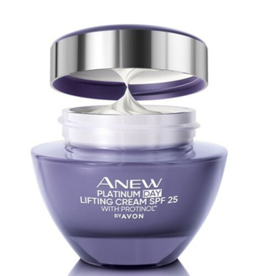 Krem dite Avon Anew Platinum SPF 25 me Protinol ™ 55+, 50 ml