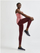 Leggins sportiv Craft Adv Essence High Waist Tights, bel i lartë, për femra, ngjyrë bordo