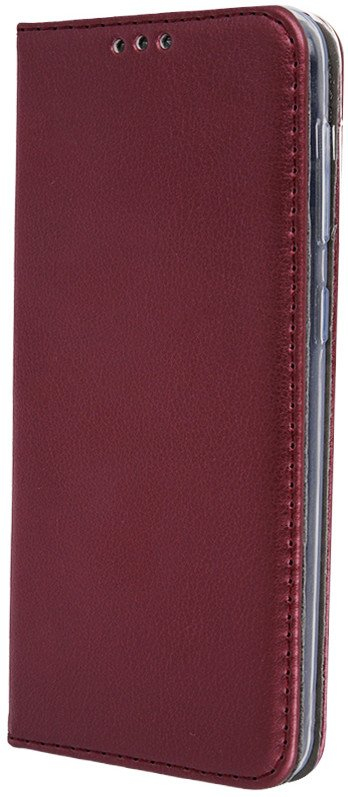 Këllëf telefoni OEM Smart Magnetic, për Realme 14 5G 14T 5G Samsung Galaxy A14 5G, lëkurë eko, i kuq burgundy