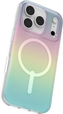 Kuti mbrojtëse Zagg Milan Snap për iPhone 17 Pro, me MagSafe, shumëngjyrëshe iridescent