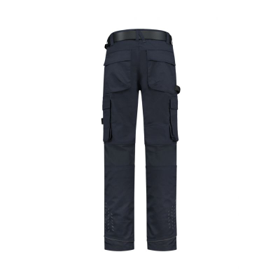 Pantallona pune Malfini Work Pants Twill Cordura Stretch MLI T62T2, me viza reflektuese, me plot xhepa, gri