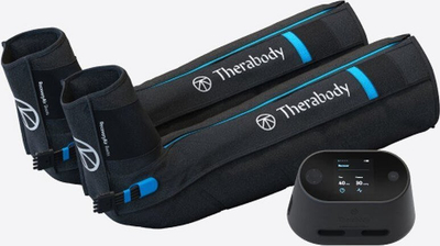 Çizme kompresioni Therabody RecoveryAir Pro, terapi presioni, L, të zeza