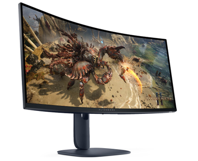 Монитор Alienware AW3425DWM, 34\", Wide Quad HD, 3440x1440, црн/син