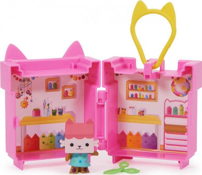 Set loje Gabby's Dollhouse Cakey Cat Mini Box Room, 5 pjesë, shumëngjyrësh