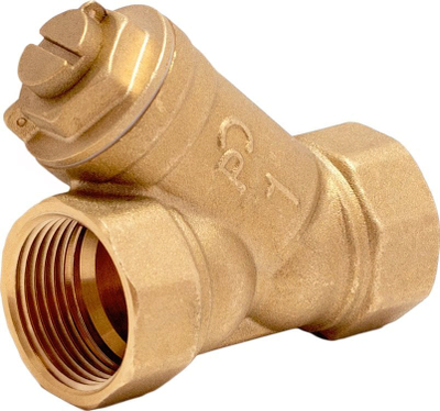 Filtër i anuar me rrjetë me fishek magnetik 1/2", bronz, për ujë