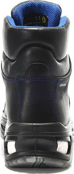 Çizme pune Elten Milton Mid ESD S3, hundë çeliku, antistatike, të zeza