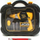 Set lodër mjetesh JCB HTI 1415693, trapani me bateri, kuti plastike, verdh e zez