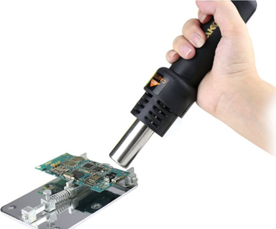Stacion saldimi me ajër të nxehtë Partner Tele.com BK-702B, ekran dixhital, antistatik, gri