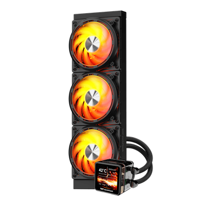 Ftohës Darkflash DE360 AIO Liquid Cooler, 360mm, i zi