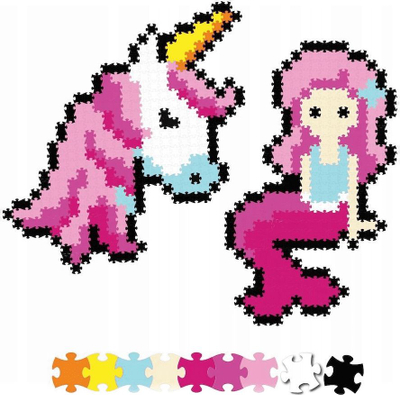 Set puzzle Jixelz Fantasy Friends, 700 copë, shumëngjyrëshe