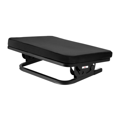 Mbajtëse ergonomike për këmbë Maclean MC-460, e rregullueshme, 40 x 30 cm, e zezë