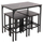 Set ngrënieje bar Boxy 5-pjesësh (HM9882.13), zezë