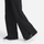 Pantallona Nike Mini Swoosh High Rise Joggers, këmbë t’gjera, të zeza dhe Sail