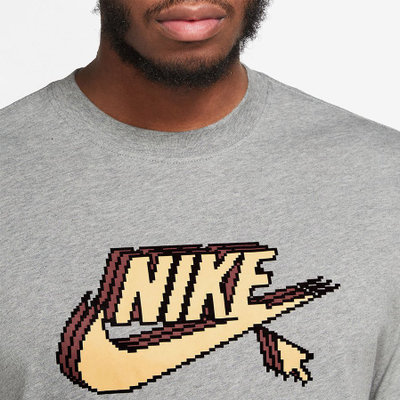Bluzë Nike Sportswear FD1296-063, pambuk për meshkuj, gri