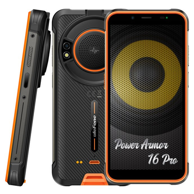Celular Ulefone Power Armor 16 Pro, 5.93", 4GB/64GB, i zi/portokalli