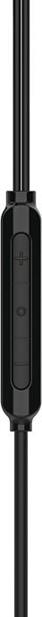 Жични слушалки Philips TAE2146BK/00, во уво, со микрофон, црни