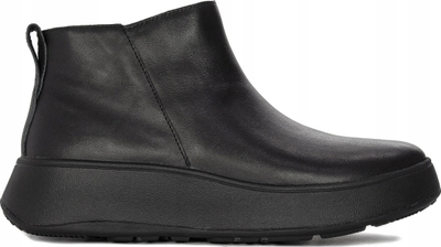 Këpucë për goca FitFlop F-Mode W GM2-090, lëkurë natyrale, mbyllje me zinxhir, të zeza