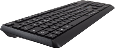 Set tastierë dhe maus V7 CKU350ES, USB, Spanish QWERTY, i zi