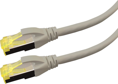 Kabllo interneti Logon Premium Patch Cable Cat6a S FTP, 1m, gri