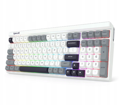 Tastierë mekanike Redragon K656 PRO, wireless me 3 mënyra, RGB, 100 taste