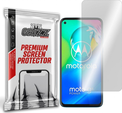 Mbrojtëse ekrani GrizzGlass Hybrid Glass për Motorola Moto G8 Power, xham hibrid, shumë e kthjellët