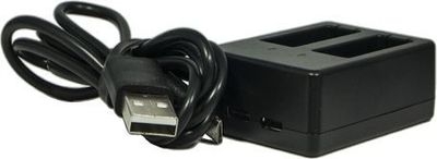 Karikues baterish AHDBT-501 për GoPro HERO 7 6 5, i zi
