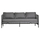 Set lounge kopshti SONDRA HM6251.01, 4 pjesë, alumini me litar dhe jastëkë, gri