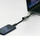 Kabllo karikimi Rolling Square inCharge XL, USB A dhe USB C në USB C, 0.3 m, i zi