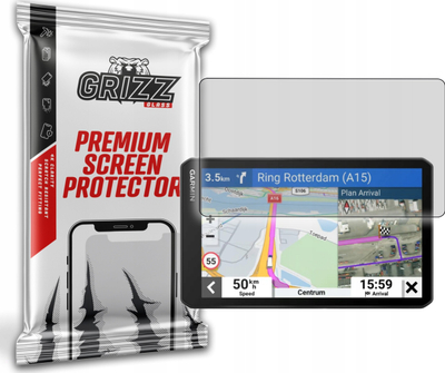 Folie mbrojtëse matte GrizzGlass PaperScreen Garmin Dezl LGV710, që s’gërvishtet kollaj, gjysmë e tejdukshme
