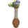 Vazo për zbukurim Saska Garden, 77cm, e bardhë