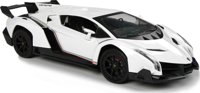 Makina me telekomandë Leantoys Lamborghini Veneno, R/C 1:24, e bardhë