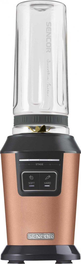 Blender smoothie Sencor SBL 7176GD, 800W, shishe 0.6L, ngjyrë metalike