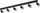 Spot tavani TK Lighting Top, 127 cm, 6 drita GU10, metal i zi