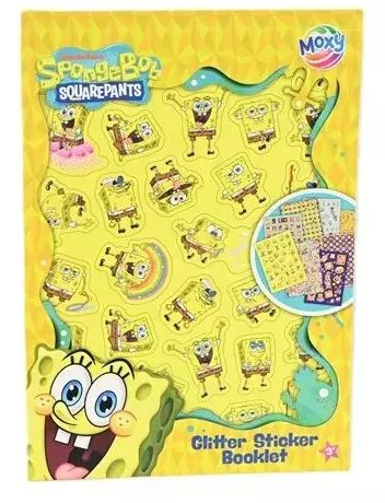 Ngjitëse me shkëlqim CCG Spongebob, format A5, 8 fletë, shumëngjyrëshe