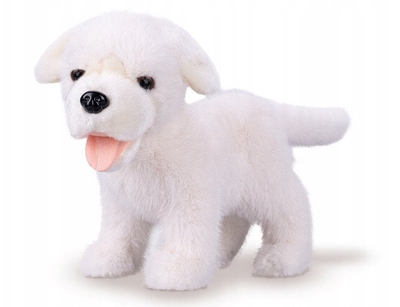 Lodër pelushi qen Mikro Trading Labrador, 23 cm, bezhë