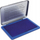 Jastëk boje metalik Imprint 9072M, 11 x 7 cm, blu