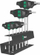 Сет шрафцигери Т-рачка Wera 454/7 HF Set 2, 7 парчиња, Hex-Plus, со рафт