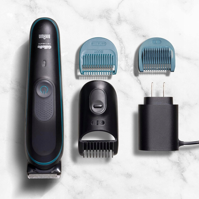 Trimer intim Gillette INTIMATE i5, pa tel, i papërshkueshëm nga uji, gri
