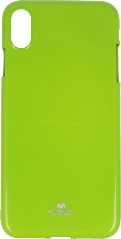 Kllëf telefoni Mercury Jelly për iPhone XS Max, TPU i butë, ngjyrë lime