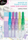 Set markera sprej për tekstil Derform Sweet Love, 5 ngjyra pastel, me shabllone