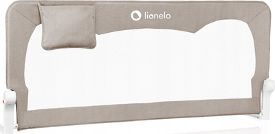 Rrjetë mbrojtëse krevati Lionelo Hanna, 150 cm, palosëse 180°, bezhë