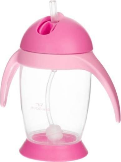 Gotë për kalamaj Bocioland BOC0544 Pink Penguin, 300 ml, me pipëz, rozë