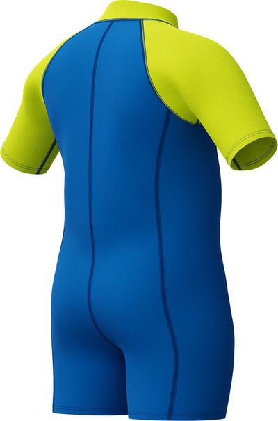 Костум за пливање за момчиња Zoggs Learn to Swim Essential, неопрен, сино и жолто